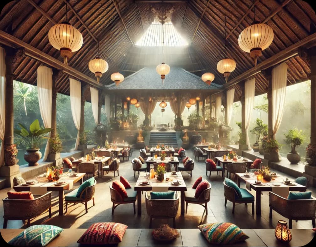 Communal kitchen and dining — organic nourishment
