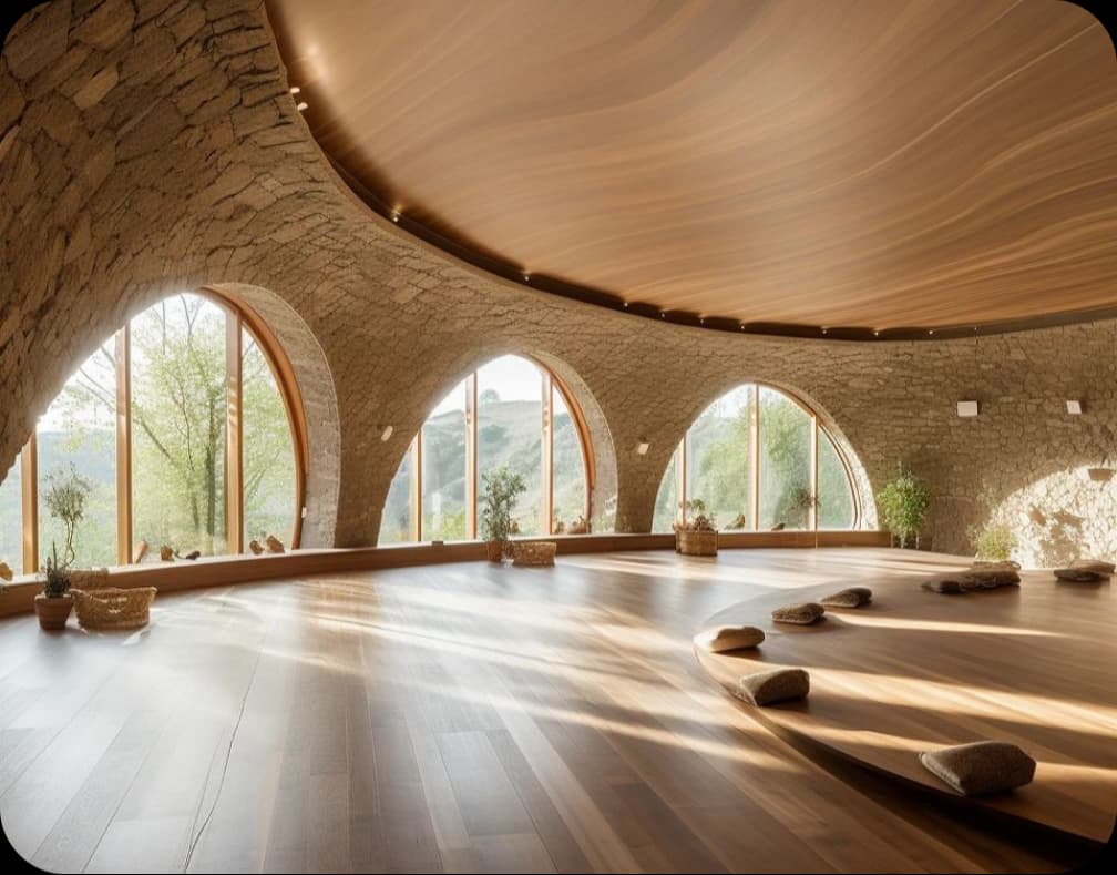 Meditation Hall — a space for silence and inner peace