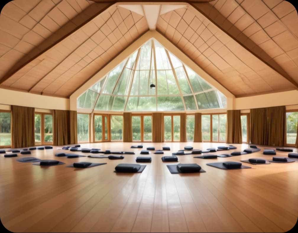 Grand Shala — large group practice room